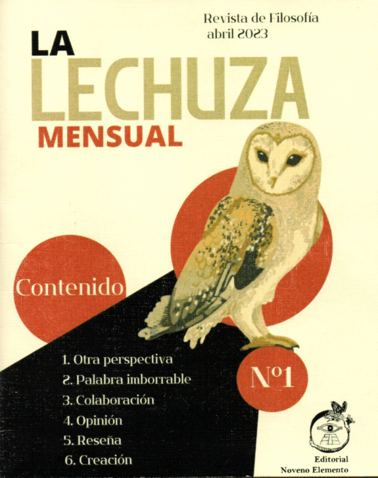 LA LECHUZA Revista de Filosofía y Literatura